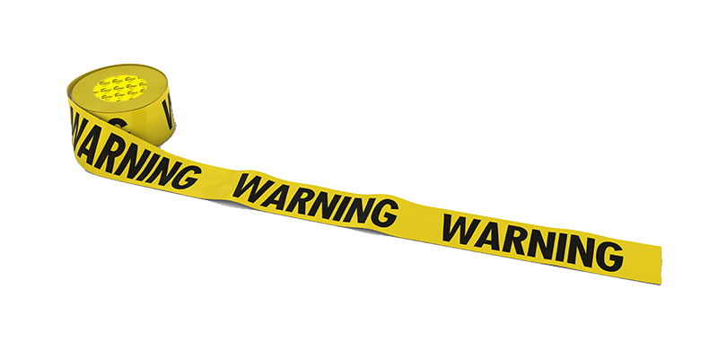 Warning Tapes Banner